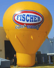 Rooftop Advertising Balloons