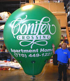 Advertising Balloons - Click here for advertising balloon info & prices.