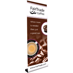 Retractable Banner Stand Kit One Sided