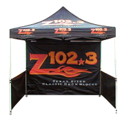 Pop Up Tents, EZ Up Tents, 10 x 10 Tents, Custom decorated tents, printed pop up tents